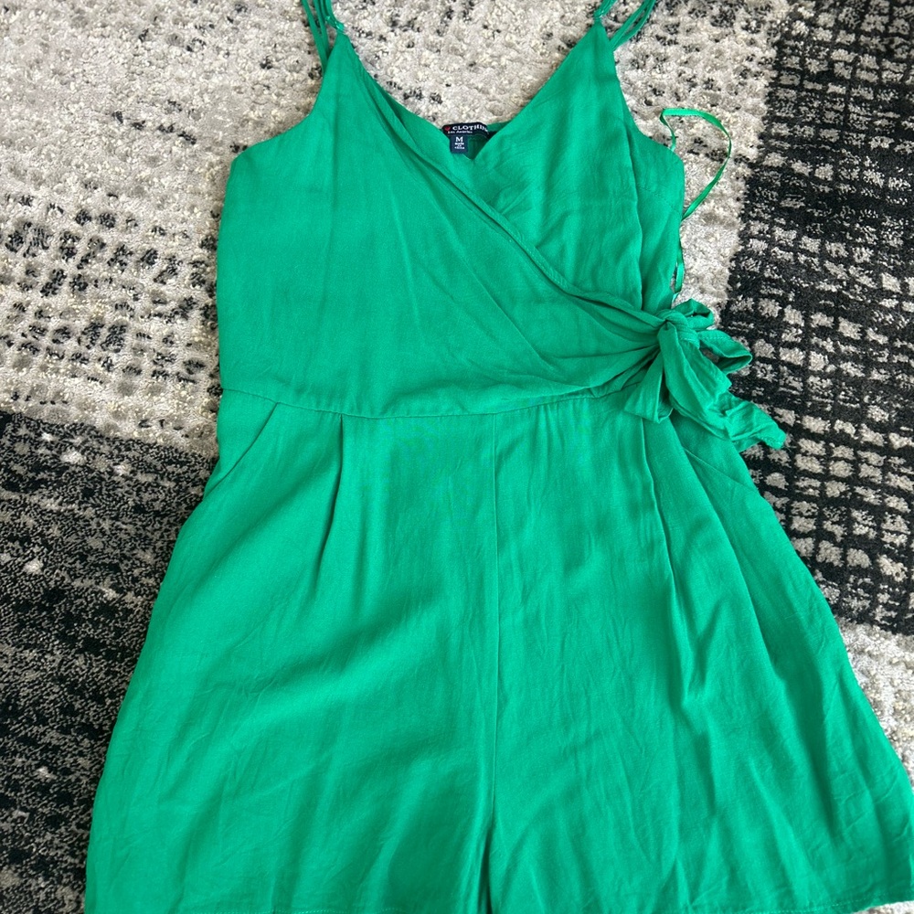 Green Women’s Romper